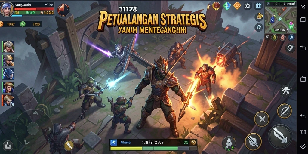 Screenshot menunjukkan aksi strategi dalam <strong>3178</strong>.