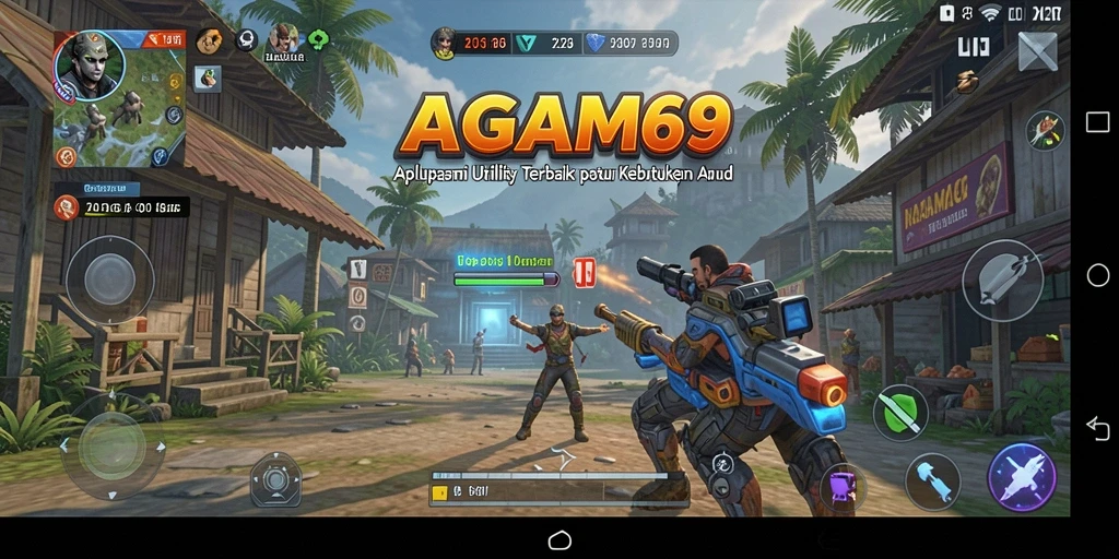 Tampilan utama AGAM69 dengan fitur utilitas yang menarik.