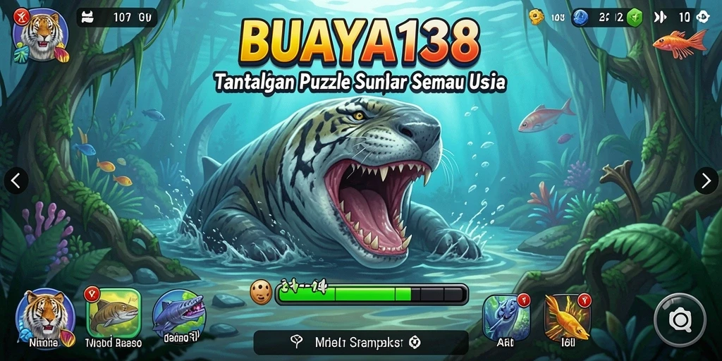 Screenshot gameplay <strong>BUAYA138</strong> yang menampilkan tantangan puzzle yang mengasyikkan.