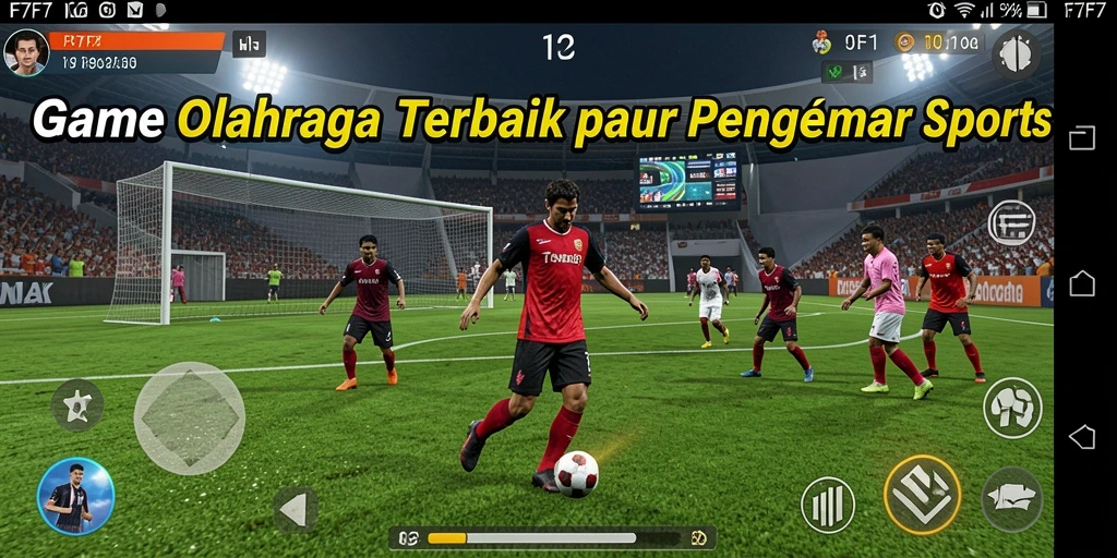 Tampilan gameplay F7F7 yang seru dalam permainan olahraga.