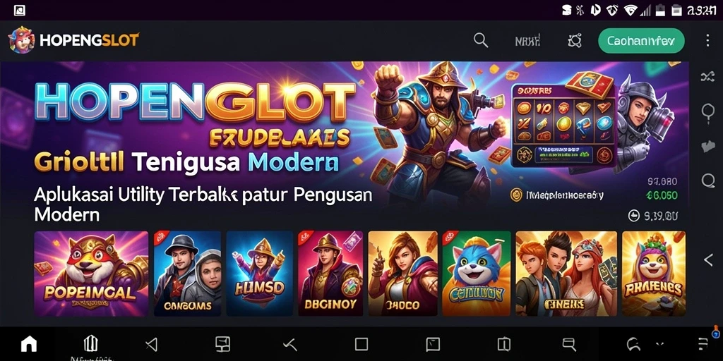 Tampilan antarmuka HOPENGSLOT yang menarik dan fungsional.
