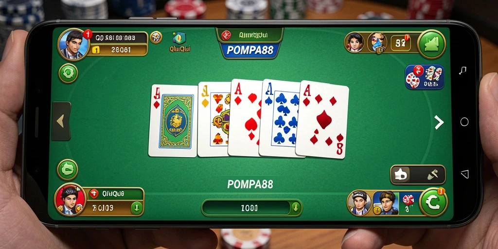 Tampilan gameplay QiuQiu yang menarik di POMPA88.