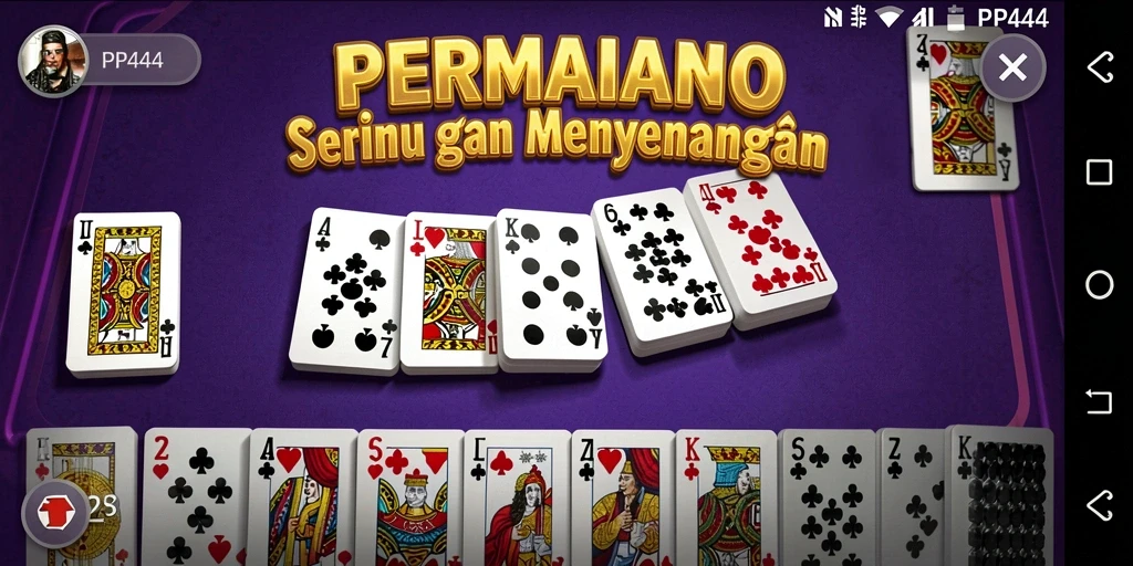 Screenshot gameplay Domino yang seru dan interaktif.