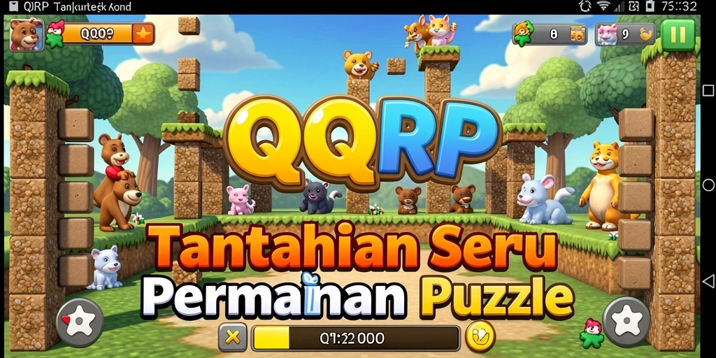 Screenshot gameplay <strong>QQRP</strong> menampilkan teka-teki yang menantang dan menarik.