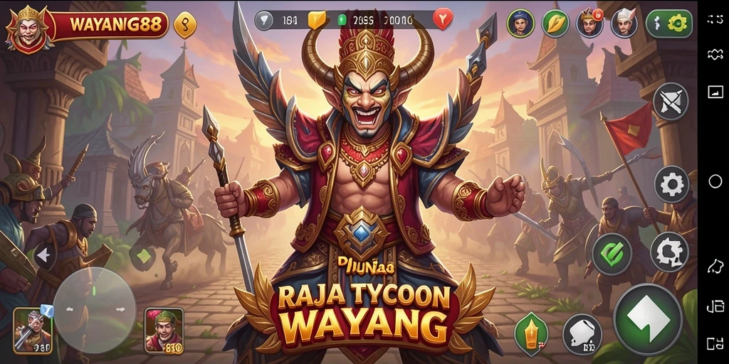 Tampilan utama dari gameplay WAYANG88 yang menarik.