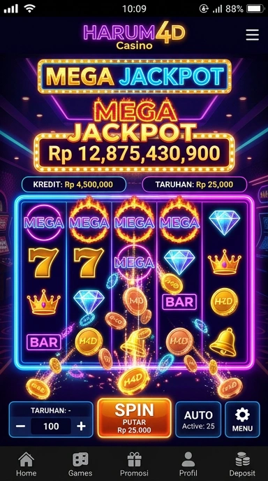 Proses pengunduhan aplikasi yang cepat di harum4d.